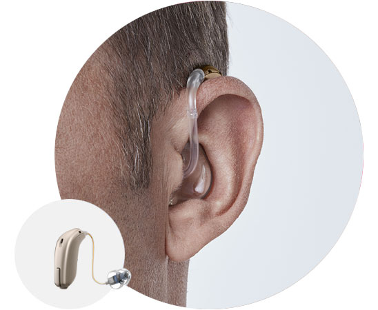 Behind the ear hearing aid