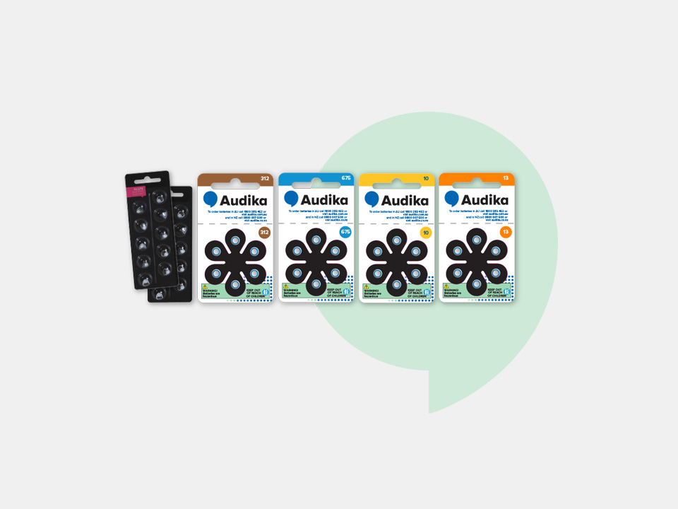 audika hearing aid batteries and domes